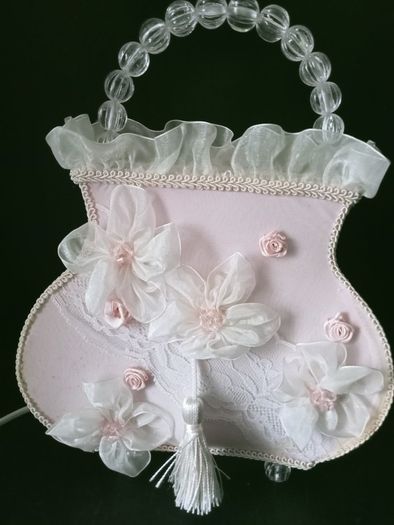 Rare Collectible Vintage  Handbag Boudoir Lamp