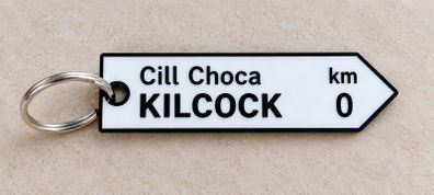 Custom Irish road sign keyrings