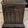 Wooden Clock Key Cabinet Quartz Rustic Storage Cupboard Distressed Image 4