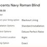 Brand New Roman Blind (Large: 2400mm x 1550mm) Image 2