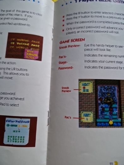 Pac Attack Snes Super Nintendo Arcade Retro Games Original