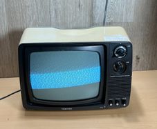 Vintage 1976 Retro Toshiba TV Model B1202 - Tested Working