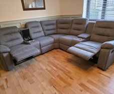 New Grey Fabric Apollo Corner Sofa Sets