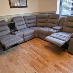 New Grey Fabric Apollo Corner Sofa Sets