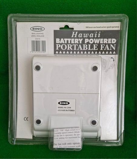 Portable Battery Powered  Fan