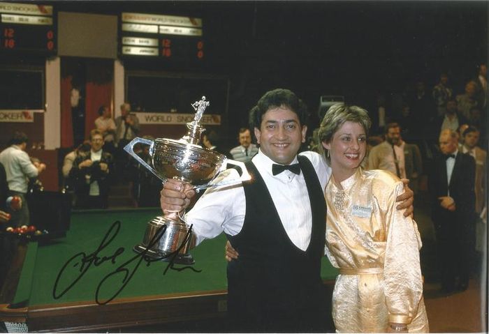 Joe Johnson Snooker autograph