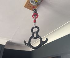 Hanging silk and hook suspension system
