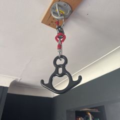 Hanging silk and hook suspension system