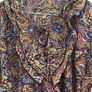 Paisley ruffled blouse. Size Large. Image 2