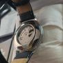 Orient Bambino Open Heart Blue Leather Dress Watch Image 2