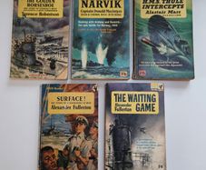 WW2 Maritime War Books - Vintage WW2 Pan Paperback Books