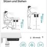 Height-adjustable desk  XL Size: 60 x 140 x (72-120) cm (D x W x H) Image 2