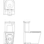Bargain crosswater Mada Round Close Coupled Toilet Image 3