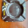 C & C Dry Ginger "ale" enamel metal ashtray ,dark brown,  very old vintage advertising ashtray, hard to come by ,collectors item,used condition  see pictures Image 10