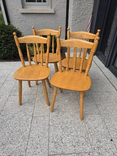Chairs. Solid Wood 4 in total