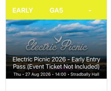 EP Early entry pass
