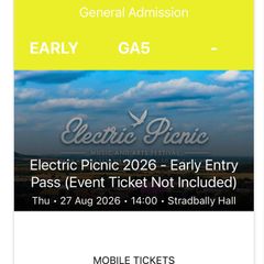 EP Early entry pass