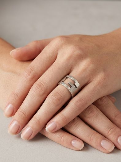 Gucci Boxed Sterling Silver Ring