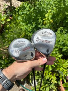 Callaway Big Bertha War Bird Driver 10 & Strong 3 Wood 3+ RCH 96 Regular Flex