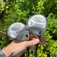 Callaway Big Bertha War Bird Driver 10 & Strong 3 Wood 3+ RCH 96 Regular Flex