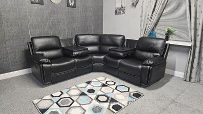 Oxford Reclining corner with drinks console -NEW