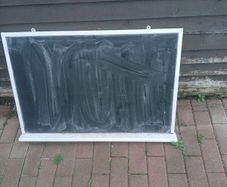 Wall hung blackboard