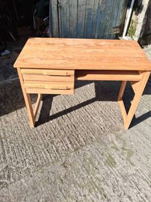 Light oak desk
