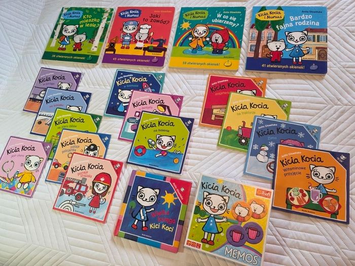 Zestaw ksiazeczek o Kici Koci | Kicia Kocia - ksiazki po polsku