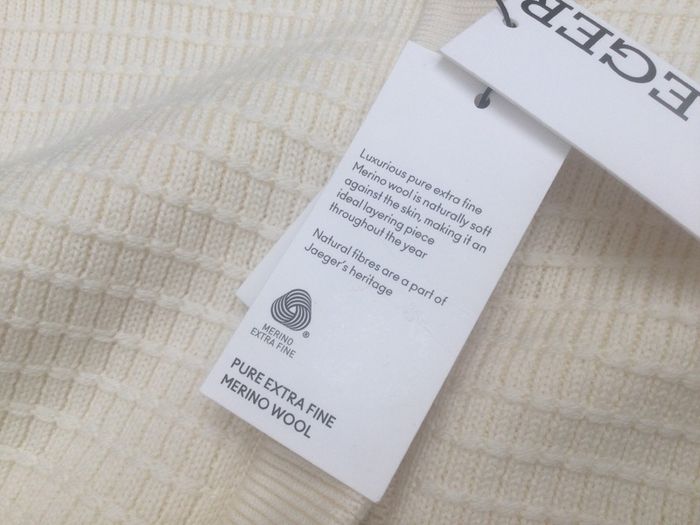 JAEGER extra fine merino wool Cardigan Size 10