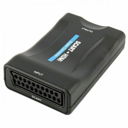 38222 SCART To HDMI Video Audio Upscale Converter Adapter HD 1080P