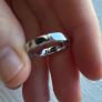 Platinum Damiani style ring, 10rd 0.09ct Diamonds Image 4