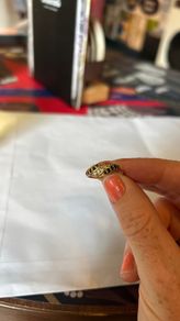 18ct gold diamond and sapphire ring