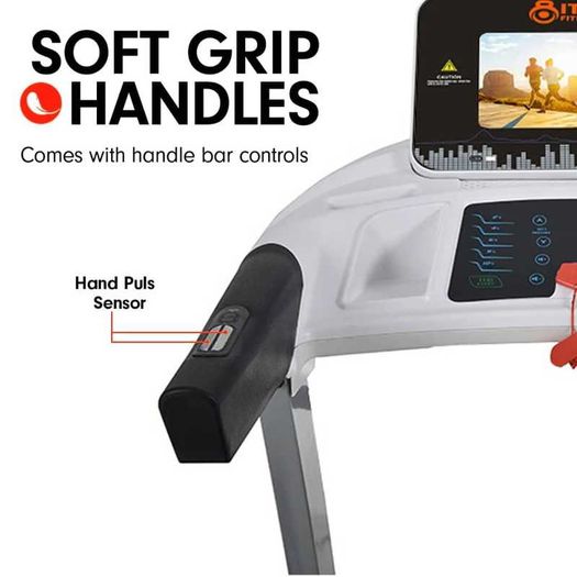 C66 Commercial SMART Treadmill with 1YR Warranty, 3HP Motor 18KM PER HOUR, WiFi Colour Touchscreen Media Player, Watch Netflix, YouTube, etc, Download Any App, Flash Sale