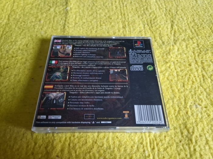 Tunguska Legend of Faith PlayStation1 ps1 PlayStation2 ps2 games Original