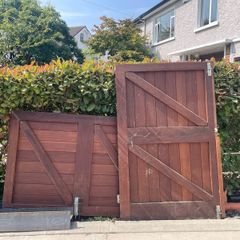 wooden garage doors