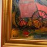 "Carriage with horse"Alfredo Zanellato(1931-2021)oil painting on canvas Image 2