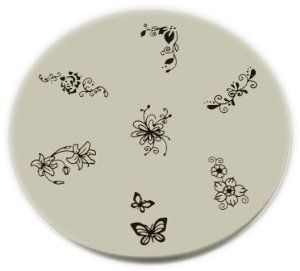 5 nail stamping plates lot - New