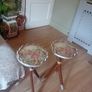 Mid century french tripod side table or plant stand Image 3
