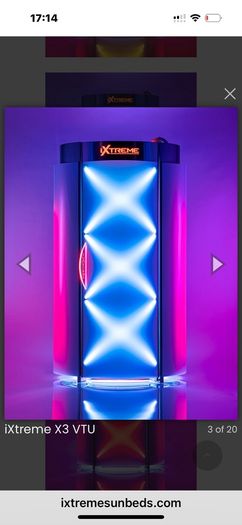 IXtreme v58 Tanning bed with vibro plate With manufacturer warranty