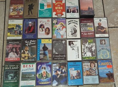 Irish and Country casettes