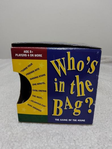 Who,s In The Bag, Hilariously Fun Game