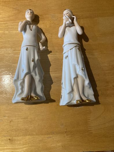 vintage 1920s style figurines