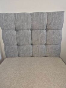 Two Single Bed Bases and Headboard
