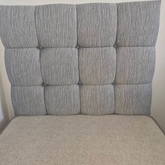 Two Single Bed Bases and Headboard