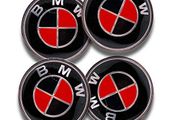 4Pcs Black Red BMW Emblem Logo Badge Hub Wheel Rim Alloy Center Caps 68mm Set of 4 Cap Cover M E46 F10 F30 E39 E36 F20 G20 G30 X1 X2 X3 X4 X5