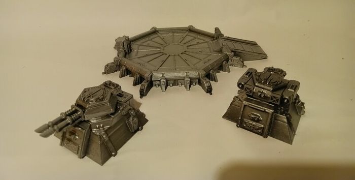 Landing Pad + Turrets