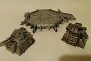 Landing Pad + Turrets
