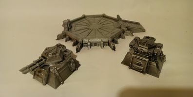 Landing Pad + Turrets