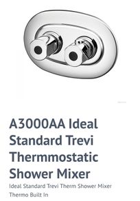 Shower Mixer, Thermostatic Shower Mixer