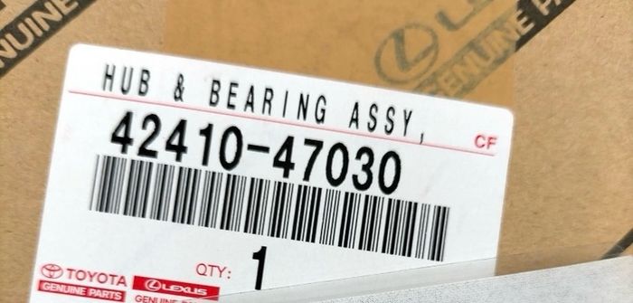 Toyota Prius 2016-2022 Rear Wheel Bearing Hub 4WD AWD